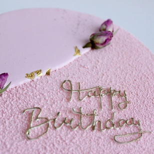 Муссовый торт Happy birthday