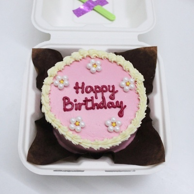 Бенто-торт розовый   на День Рождения