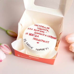 Бенто-торт настоящая подруга, как лифчик подруге